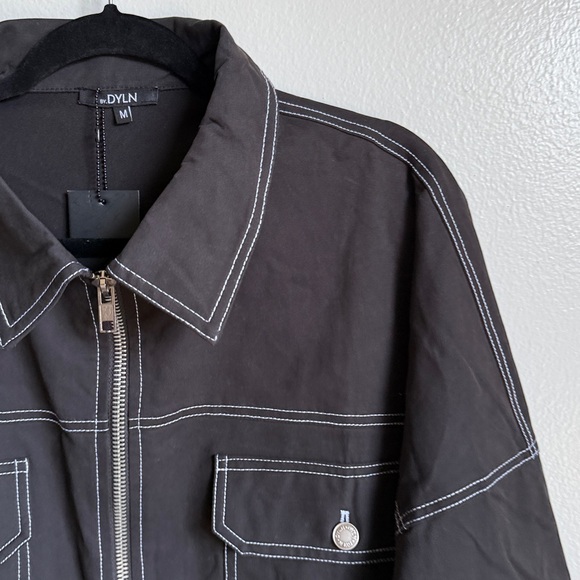 NWT Revolve by DYLN Vaeda Jacket in Licorice - Picture 5 of 8